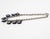 1980s Kenzo Paris Silvered Metal Necklace with Murano Glass Charms For Sale - Image 5 of 8
