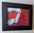 Abstract 1990s Bold and Striking Acrylic Abstract Painting in Reds by Jean Masters, 18” X 22” For Sale - Image 3 of 5