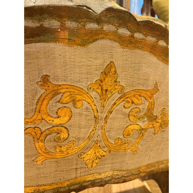 Mid 20th Century Italian Giltwood Florentine Magazine Holder For Sale - Image 4 of 11