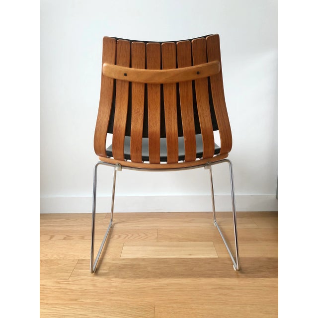 Mid-Century Modern Hans Brattrud for Hove Mobler Padded Teak Scandia Chair For Sale - Image 3 of 12