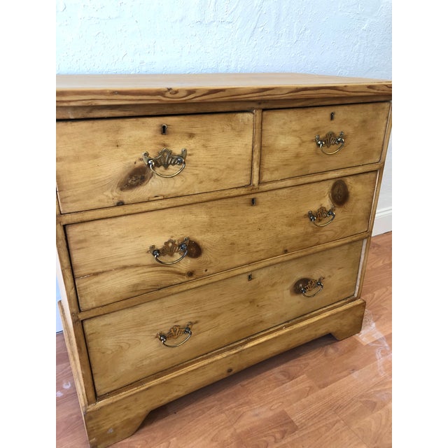 Antique English Pine Chest of Drawers Chairish