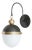 Regina Andrew Otis Sconce in Blackened Brass and Natural Brass For Sale