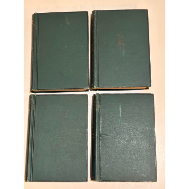Vintage Rudyard Kipling - 4 Book Set – Green Gilt – Decorative For Sale In Philadelphia - Image 6 of 10