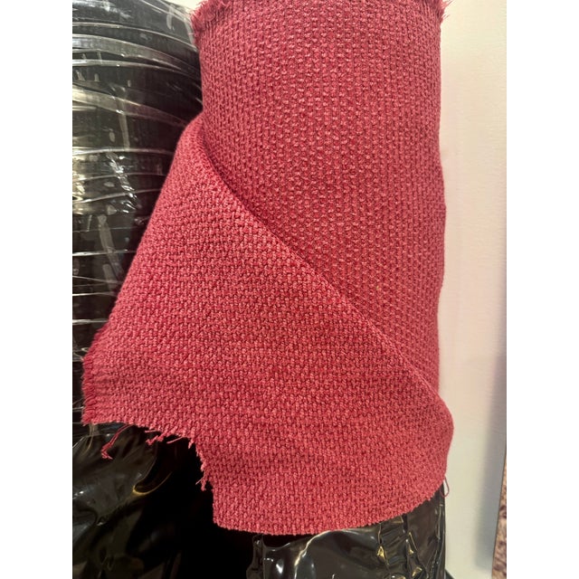 James Malone Soho Performance Fabric 901 Coral For Sale In New York - Image 6 of 6