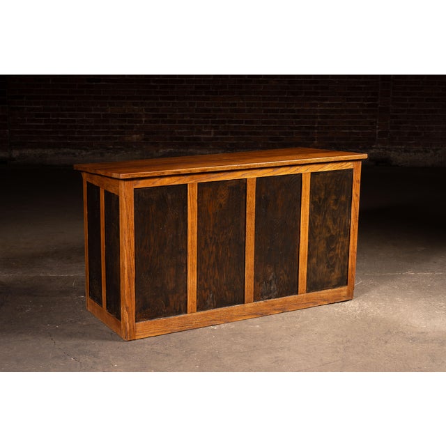 Early 20th Century Antique Double Flat File Drafting Table For Sale - Image 5 of 15