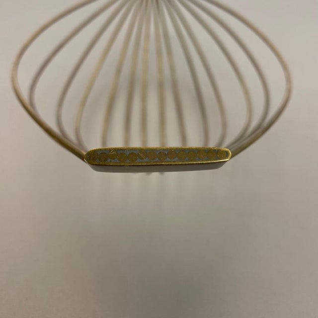 Metal Large Minimalist Brass Fruit Bowl Shell from Carl Auböck, Austria, 1950s For Sale - Image 7 of 18