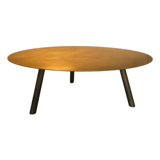 Elysian Brass Coffee Table by Zincutec For Sale