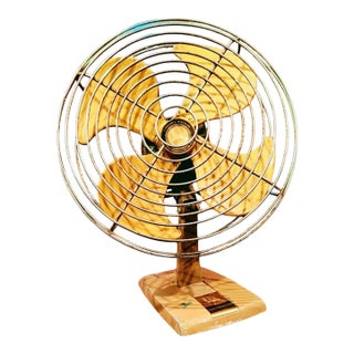 Vintage Desk Fan Toastmaster Mid-Century Working For Sale