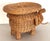 Italian Elephant Side Table in Wicker by Vivai Del Sud, 1970s For Sale - Image 6 of 14