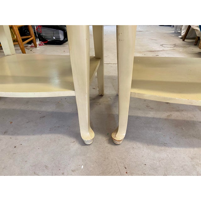 Pair of Vintage French Provincial Nightstands by Bassett – Marseille Collection, Circa 1980’s For Sale - Image 10 of 12