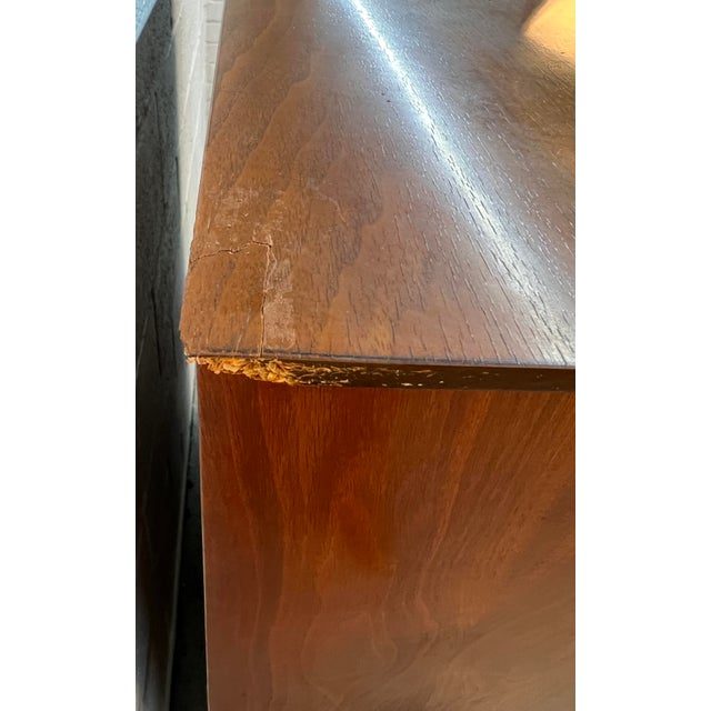 Mid-Century Modern Walnut Highboy Dresser For Sale - Image 17 of 18