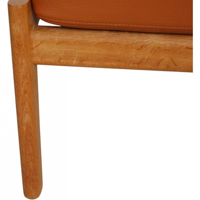 GE290 Ottoman in Oak by Anders Børgese, 1980s For Sale - Image 10 of 13