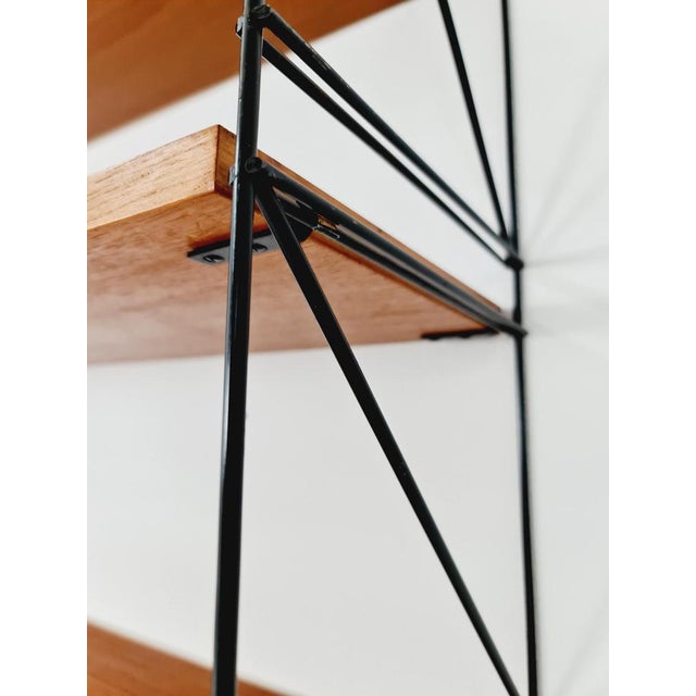 German Teak Shelf System from Erbus, West Germany, 1950s For Sale - Image 10 of 11