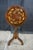Vintage Federal Style Teak Stenciled Round Tilt Top Side Accent Table For Sale - Image 10 of 17