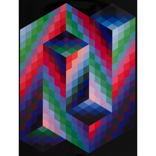 Victor Vasarely (1906-1997) VAAR Heliogravure after a work by the artist On heavy paper, 41 x 41 cm (approx. 16 x 16...