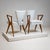 Mid-Century Modern Set of Four Armchairs, Italy, 1950s For Sale - Image 3 of 9