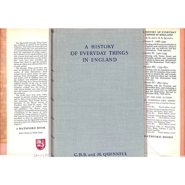 Traditional "A History of Everyday Things in England Volume III 1733 to 1851" 1954 Quennell, Marjorie & c.h.b. For Sale - Image 3 of 11