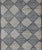 Large Gallery Rug in Modern Diamond Design in Blue-Green and Cream For Sale - Image 4 of 13