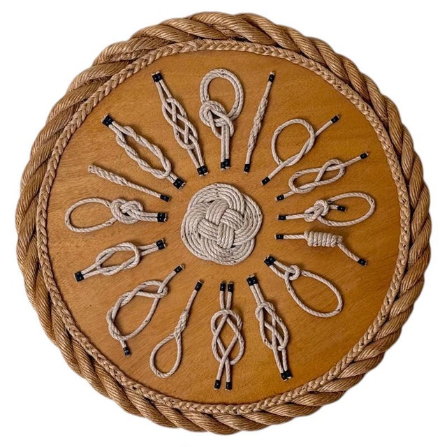 Vintage Nautical Rope Knot Wall Sculpture, 1970s For Sale - Image 12 of 12