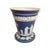 Pristine Vintage Wedgewood Cobalt Blue Jasperware Trumpet Frog Vase Circa 1969 For Sale - Image 12 of 13