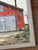 Framed D. Hayes Barn Landscape Painting For Sale - Image 12 of 17