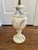 American Vintage Marble Two Bulb Table Urn-Style Lamp With Carved Swirl Design For Sale - Image 3 of 8