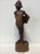 Rosewood Hand Carved 22" Asian Fisherman Statue For Sale - Image 4 of 7