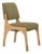 Arches II Dining Chair in Oak and Boucle from Insidherland For Sale