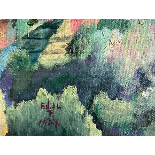 Southwest Sedona Arizona Landscape Painting, Edith P. May, San Francisco Women's Artist Association, Framed For Sale - Image 11 of 12