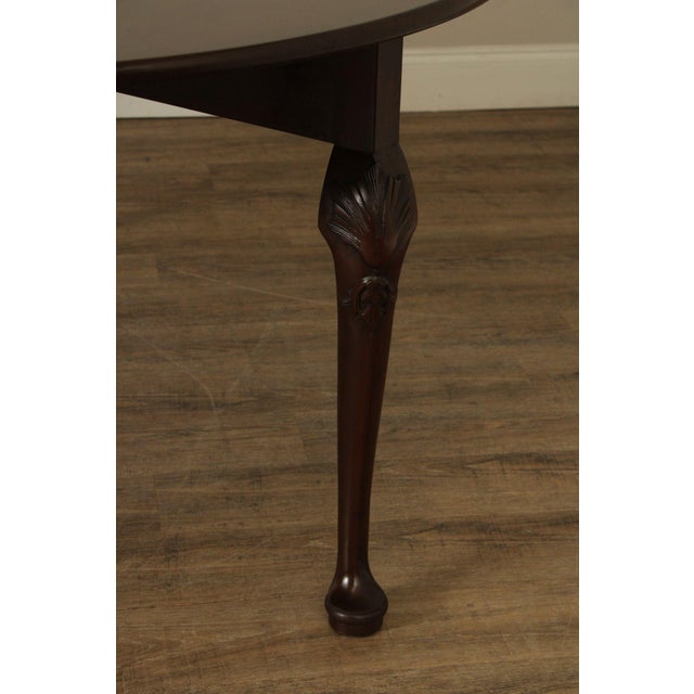 Kittinger Colonial Williamsburg Mahogany Drop Leaf Dining Table For Sale - Image 12 of 12