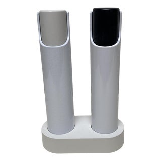 Salt and Pepper Grinders attributed to Rud Thygesen and Johnny Sørensen for Rosendahl, Denmark, 1960s, Set of 3 For Sale