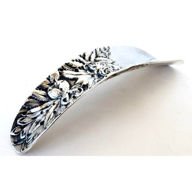Art Nouveau (7) Piece Sterling Silver Vanity "Necessaire" Ensemble Circa 1894 For Sale - Image 10 of 18