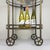 Vintage French Brass Bar Cart, 1950s For Sale - Image 10 of 18
