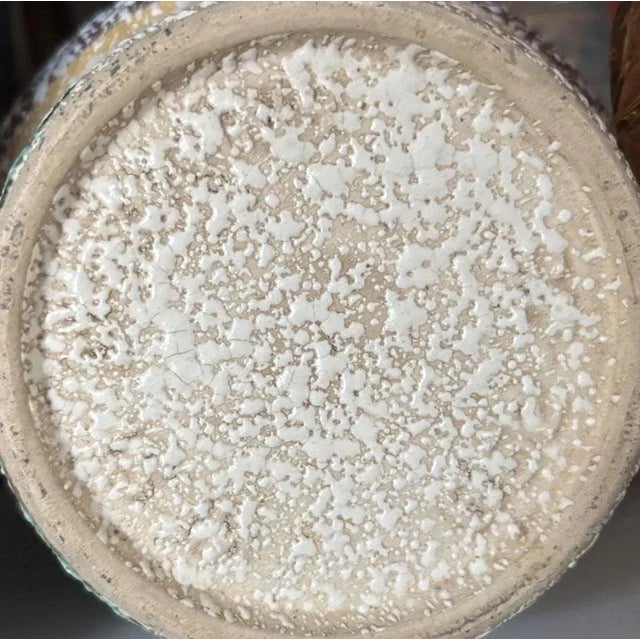 Ceramic Vintage Pastel Ceramic Vase from Bay Keramik, 1970s For Sale - Image 7 of 8