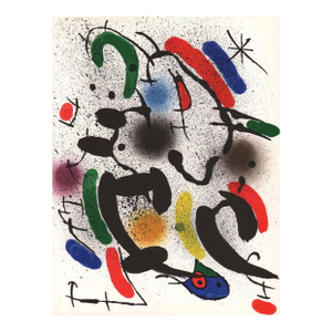 Joan Miro Original Lithograph V1-6 Mourlot 1970