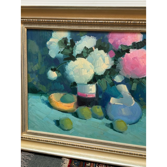 Design Plus Gallery presents a Floral Still Life by Elio Camacho. Elio was born on the island of Madeira, before...