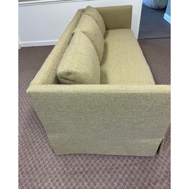 Lee Industries 3381-03 Bench Seat Sofa in Decker Sage For Sale In Greenville, SC - Image 6 of 11