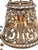 1910s Spanish Revival Cast Bronze Davenport Accent Floor Lamps with Flying Dragons, Twisted Tails - Restored Rewired For Sale - Image 15 of 16