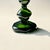 Not Yet Made - Made To Order Hand Blown Emerald Green Stacked Glass Candlestick For Sale - Image 5 of 6