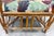 Pair, Mid-Century Modern Attributed to Paul Frankl Rattan Barkcloth Lounge Chairs For Sale - Image 17 of 18
