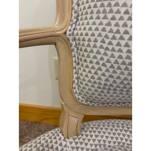1980s Pair of Vintage French Country Arm Chairs For Sale - Image 12 of 12