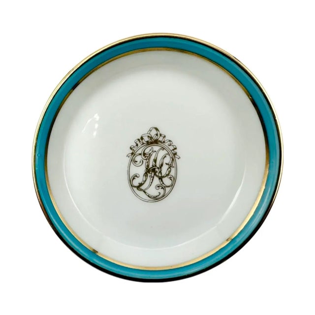 Ceramic Vintage Hotel Plaza Athenee New York City Nyc Ashtray Dish For Sale - Image 7 of 12