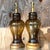 Vintage Boho Smoked Glass Ginger Jar Lamps - a Pair For Sale - Image 10 of 13