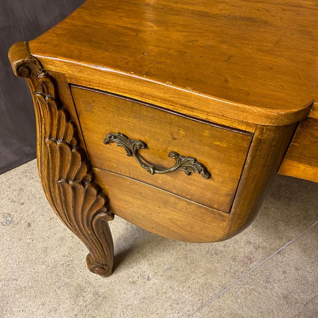 Brown Early 20th Century Art Nouveau Style Writing Desk For Sale - Image 8 of 18