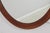 Henkel Harris Henkel Harris Cherry Oval Wall Mirror For Sale - Image 4 of 12