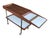 Paul McCobb Style Mid-Century Walnut Bar Cart With Brass Accents For Sale - Image 14 of 14