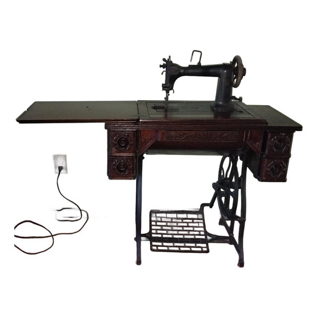 Mid 19th Century Wheeler & Wilson Sewing Machine Table For Sale