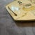 1950s 1950s Mid-Century Modern Brass and Lacquered Wood Italian Serving Tray For Sale - Image 5 of 12