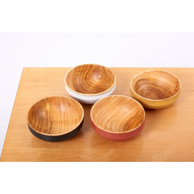 Wooden Bowls by Fabian Fischer, Germany, 2020, Set of 4 For Sale - Image 5 of 7