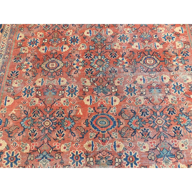 Persian Rare Antique Persian Mahal Rug. 7'7"x 10'2" For Sale - Image 3 of 16